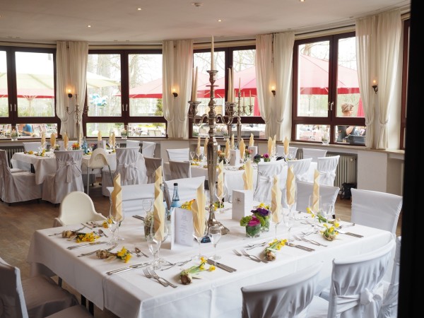 Reception Hall with Fancy Napkins